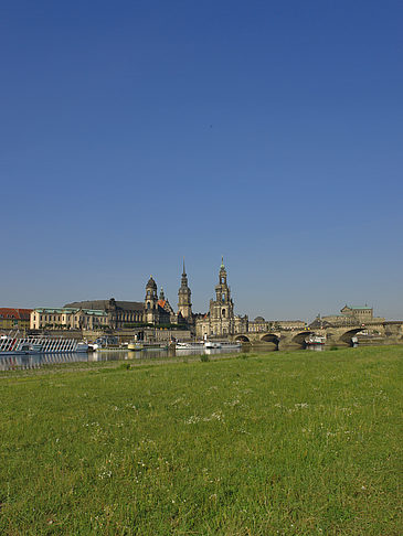 Foto Blick auf die Brühlsche Terrasse - Dresden