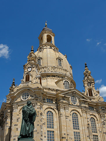 Frauenkirche und Lutherdenkmal