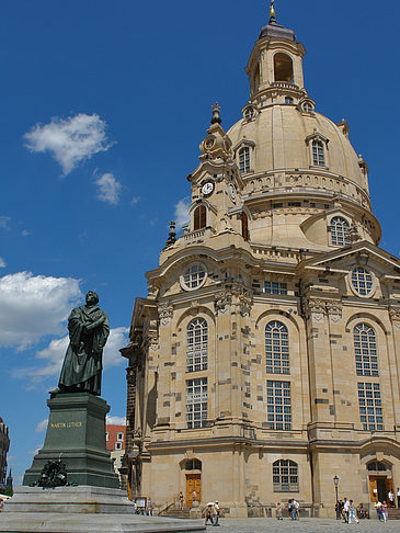 Foto Frauenkirche und Lutherdenkmal