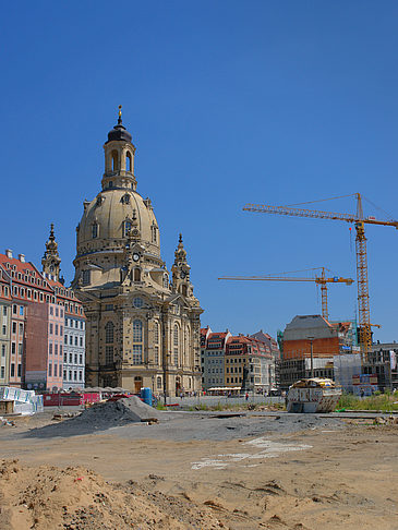Fotos Frauenkirche mit Baustelle