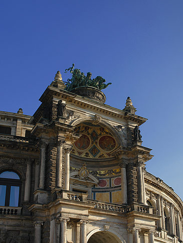 Foto Eingang der Semperoper - Dresden