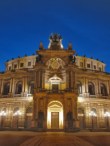 Fotos Semperoper bei Nacht
