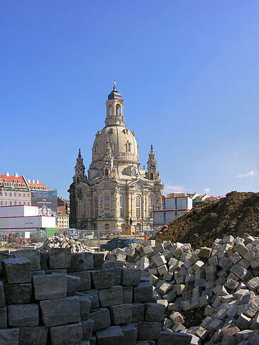 Foto Baustelle Frauenkirche - Dresden