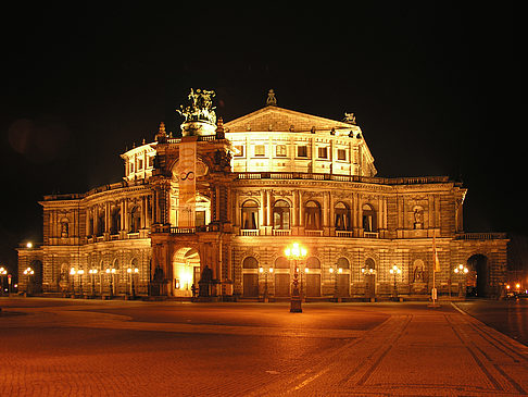 Fotos Semperoper bei Nacht | Dresden