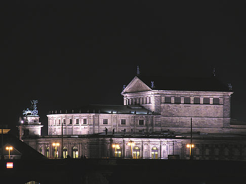 Foto Semperoper bei Nacht - Dresden