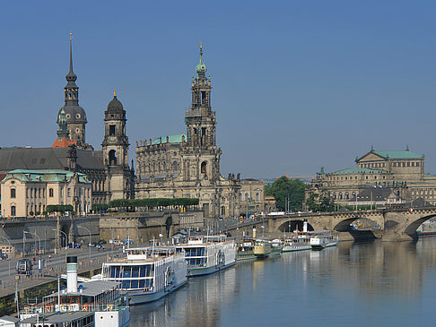Fotos Augustusbrücke mit Schlossplatz | Dresden