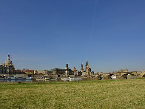 Brühlsche Terrasse mit Wiese Fotos