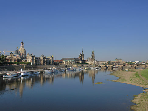 Blick über die Elbe Foto 