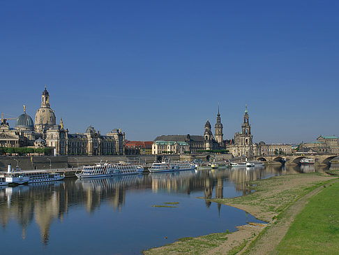 Blick über die Elbe