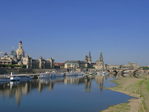 Blick über die Elbe