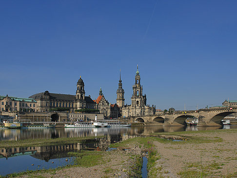 Foto Blick auf die Brühlsche Terrasse - Dresden