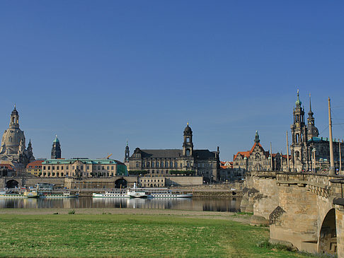 Blick auf die Brühlsche Terrasse