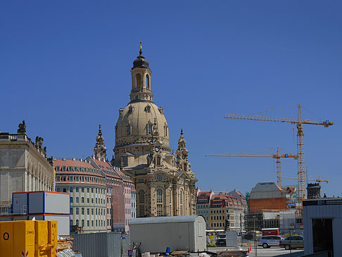 Fotos Frauenkirche mit Baustelle