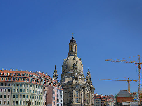 Fotos Frauenkirche mit Baustelle | Dresden