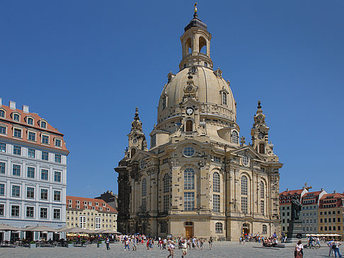 Foto Frauenkirche mit Baustelle