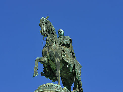 König-Johann-Statue Foto 