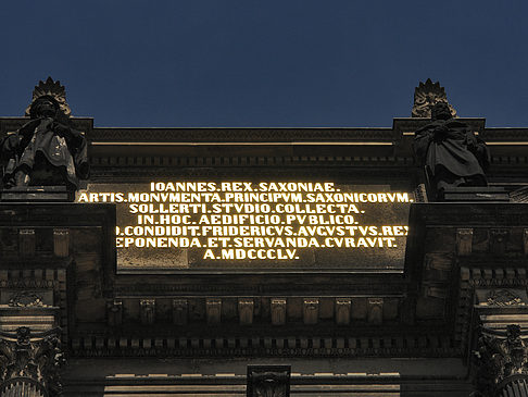 König-Johann-Statue Foto 
