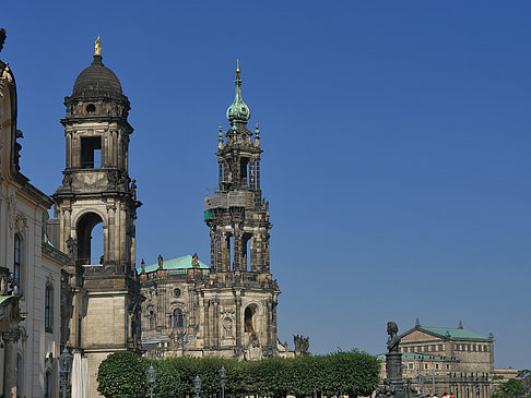 Foto Oberlandesgericht mit Hofkirche - Dresden
