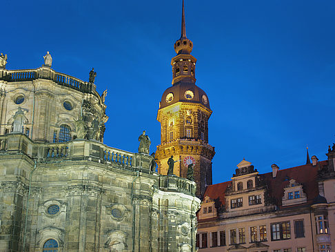 Foto Schloss am Abend - Dresden