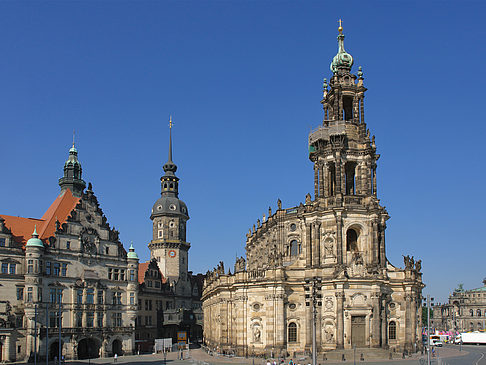 Foto Hofkirche und Georgentor - Dresden