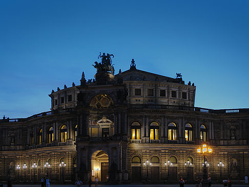 Fotos Semperoper abends | Dresden