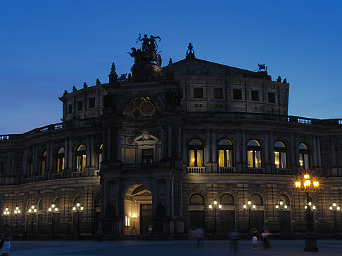 Fotos Semperoper abends | Dresden