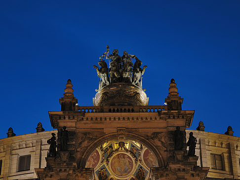 Foto Semperoper bei Nacht
