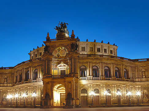 Fotos Semperoper bei Nacht | Dresden