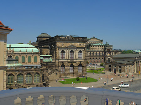 Fotos Blick vom Balkon | Dresden
