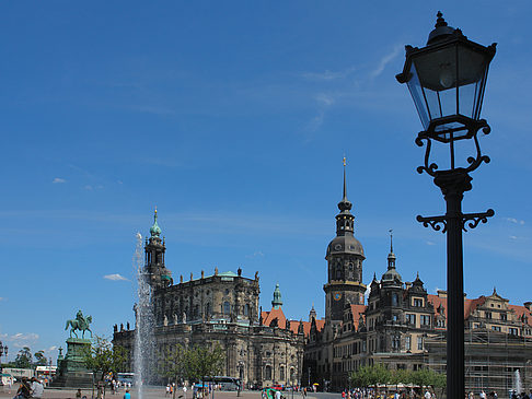Foto Schloss und Hofkirche - Dresden