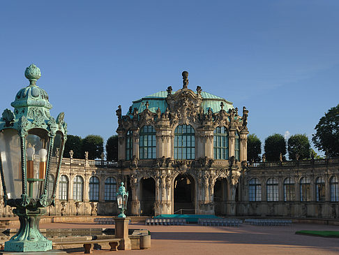 Foto Wallpavillon mit Laterne - Dresden