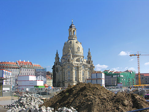 Foto Baustelle Frauenkirche - Dresden