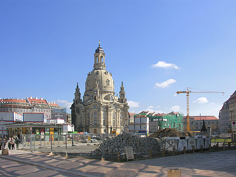 Foto Baustelle Frauenkirche - Dresden