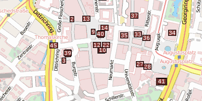Stadtplan Auerbachs Keller