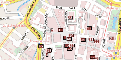 Barthels Hof Leipzig Stadtplan