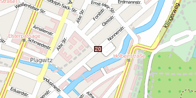 Stadtplan Museum für Druckkunst Leipzig